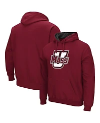 Colosseum Men's UMass Minutemen Arch and Logo Pullover Hoodie