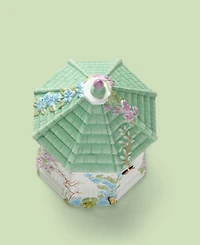 Lenox Butterfly Meadow Porcelain Figural Gazebo Cookie Jar