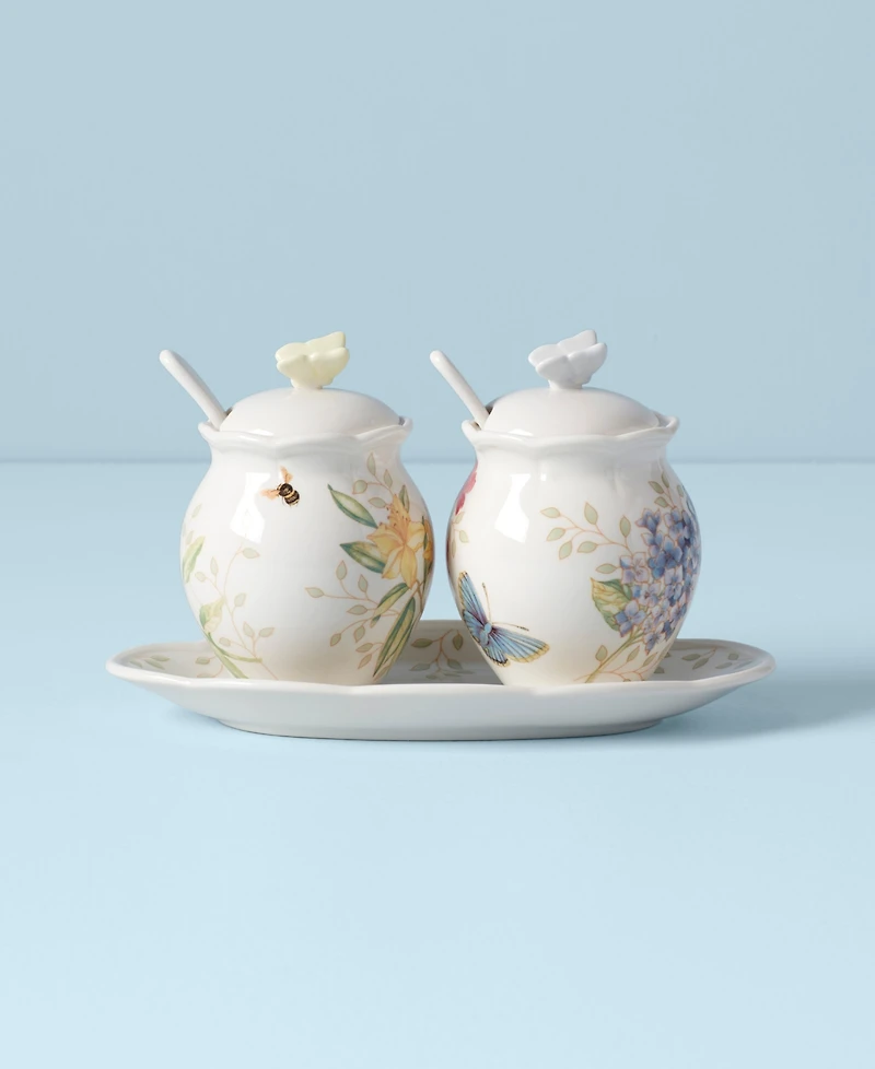 Lenox Butterfly Meadow Condiment Set & Tray