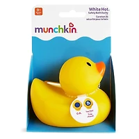Munchkin Toddler White Hot Inflatable Safety Duck Tub and Bath Ducky Toy