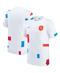 Men's Nike White Netherlands Women's National Team 2022/23 Away Replica Blank Jersey