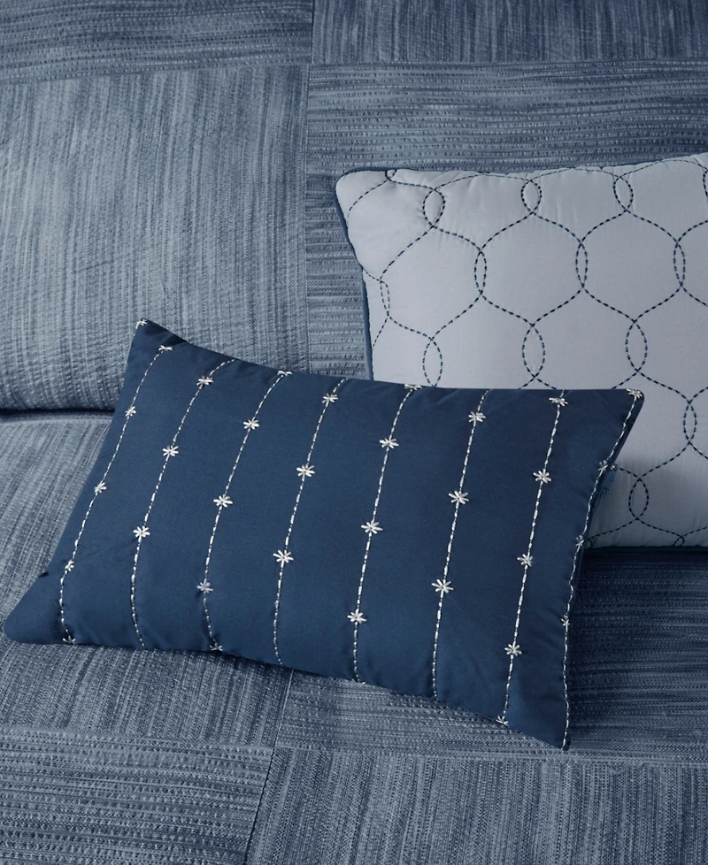 Madison Park Walter Seersucker 7-Pc. Comforter Set