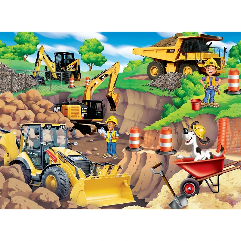 Masterpieces Cat - Day at the Quarry 60 Piece Jigsaw Puzzle for kids