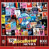 Masterpieces 70's Blockbusters 1000 Piece Jigsaw Puzzle for Adults