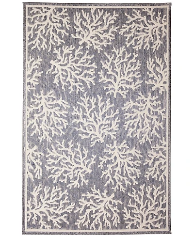 Liora Manne' Cove Coral 6'6" x 9'3" Outdoor Area Rug