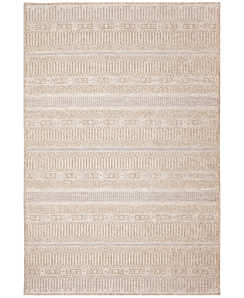 Liora Manne' Orly Stripe 3'3" x 4'11" Outdoor Area Rug