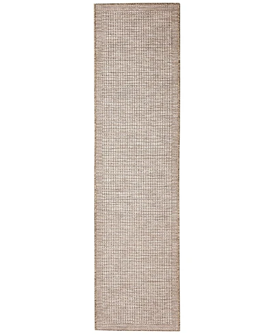 Liora Manne' Orly Texture 1'11" x 7'6" Runner Outdoor Area Rug