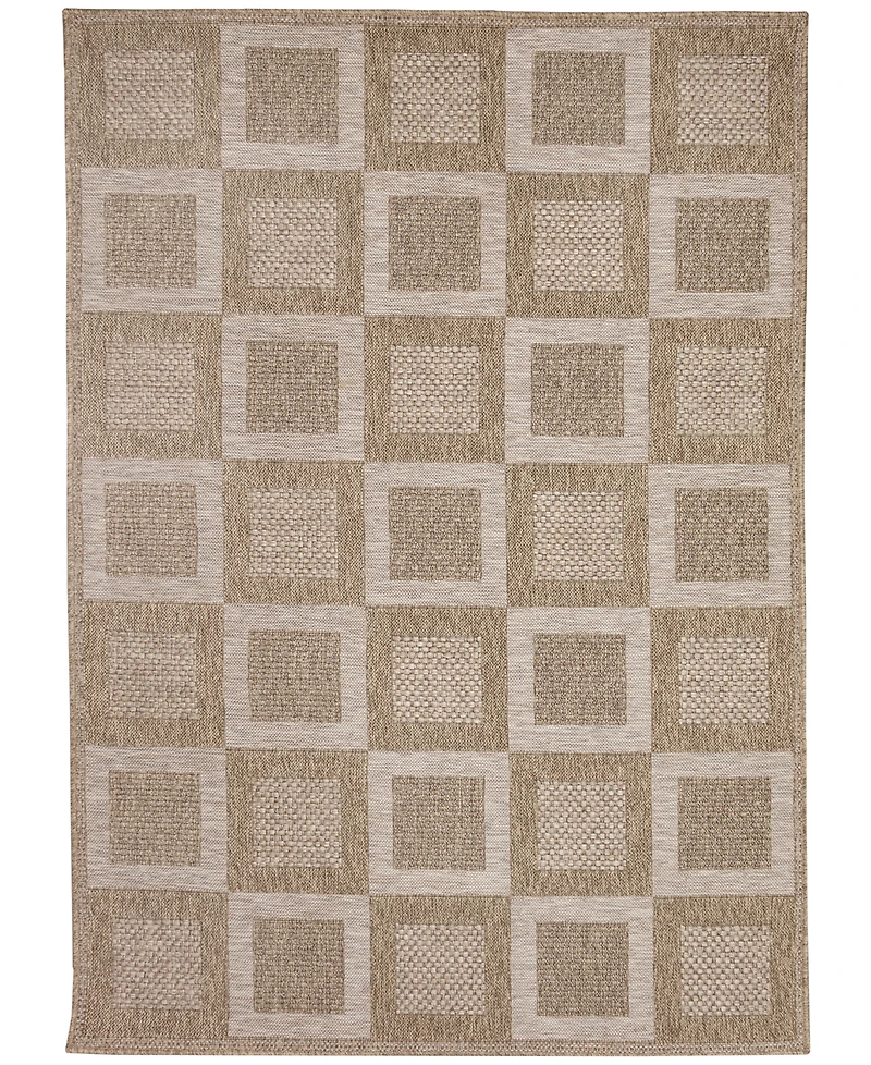 Liora Manne' Orly Squares 3'3" x 4'11" Outdoor Area Rug