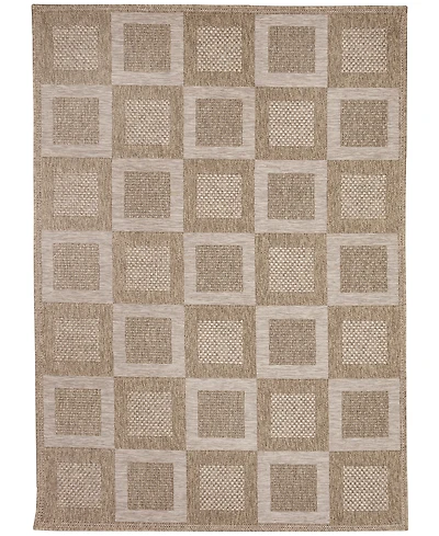 Liora Manne' Orly Squares 3'3" x 4'11" Outdoor Area Rug