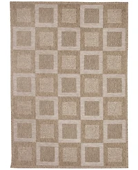 Liora Manne' Orly Squares 3'3" x 4'11" Outdoor Area Rug