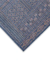 Liora Manne' Panel Stripe 1'11" x 7'6" Runner Outdoor Area Rug