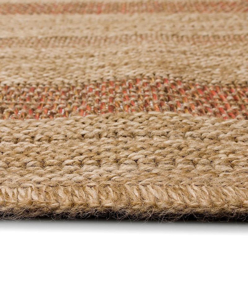 Liora Manne' Sahara Multi Border 3'3" x 4'11" Outdoor Area Rug