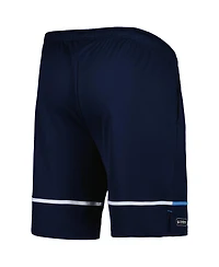Men's New Era Navy Tennessee Titans Combine Authentic Rusher Training Shorts