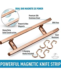 Zulay Kitchen Magnetic Knife Holder