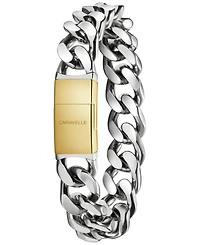 Caravelle designed by Bulova Men's Two-Tone Stainless Steel Bracelet Watch 41mm Gift Set