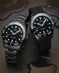 Mido Men's Swiss Automatic Ocean Star 600 Chronometer Black Pvd Stainless Steel Bracelet Watch 44mm