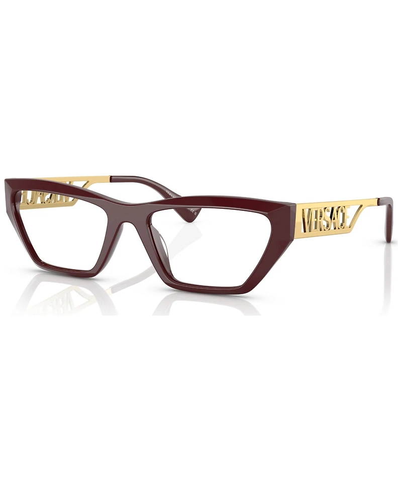 Versace Women's Irregular Eyeglasses, VE3327U53-x