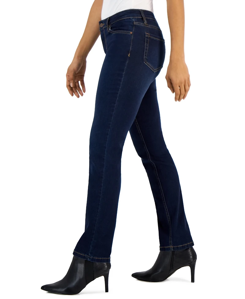 Jones New York Petite Lexington Straight-Leg Denim Jeans
