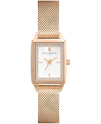Olivia Burton Women's Quartz Rose Gold-Tone Stainless Steel Bracelet Watch 25.5mm x 20.5mm