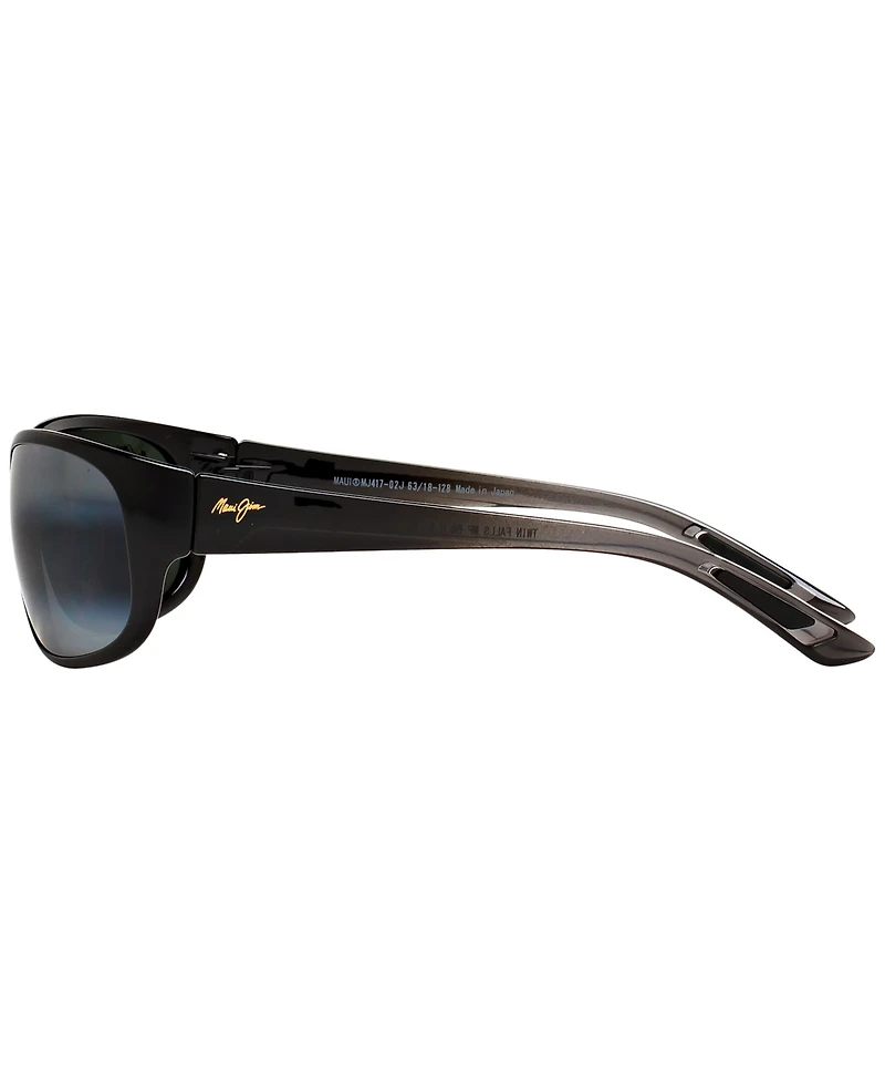 Maui Jim Polarized Twin Falls Polarized Sunglasses , 417 63