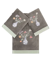 Linum Home Turkish Cotton Stella Embellished -Pc. Bath Towel Set