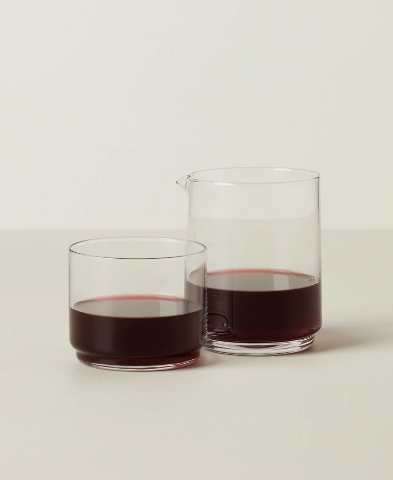 Lenox Tuscany Classics Stackable Carafe and Glass Set, 2 Piece
