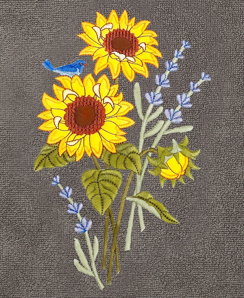 Linum Home Turkish Cotton Girasol Embellished -Pc. Bath Towel Set