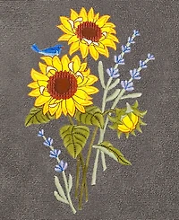 Linum Home Turkish Cotton Girasol Embellished -Pc. Bath Towel Set