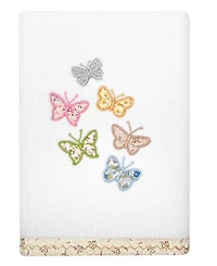 Linum Home Turkish Cotton Mariposa Embellished -Pc. Bath Towel Set