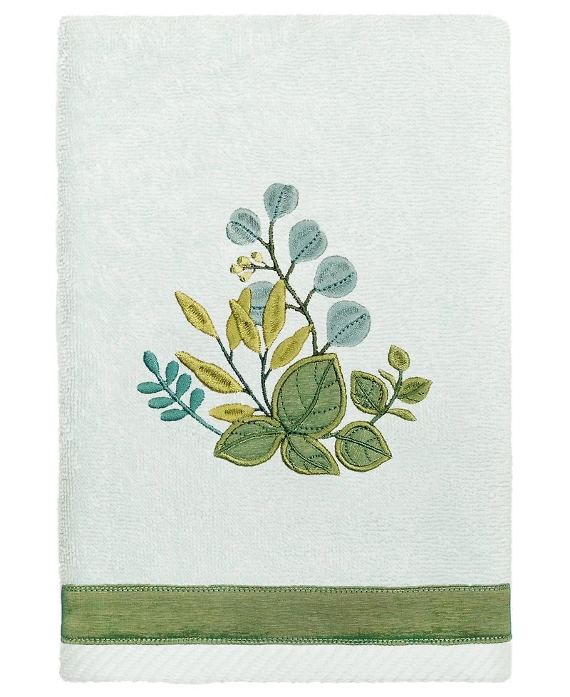 Linum Home Turkish Cotton Botanica Embellished -Pc. Bath Towel Set