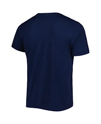 Men's Homage Michael Irvin and Troy Aikman Heathered Navy Dallas Cowboys Nfl Retired Jam Tri-Blend T-shirt