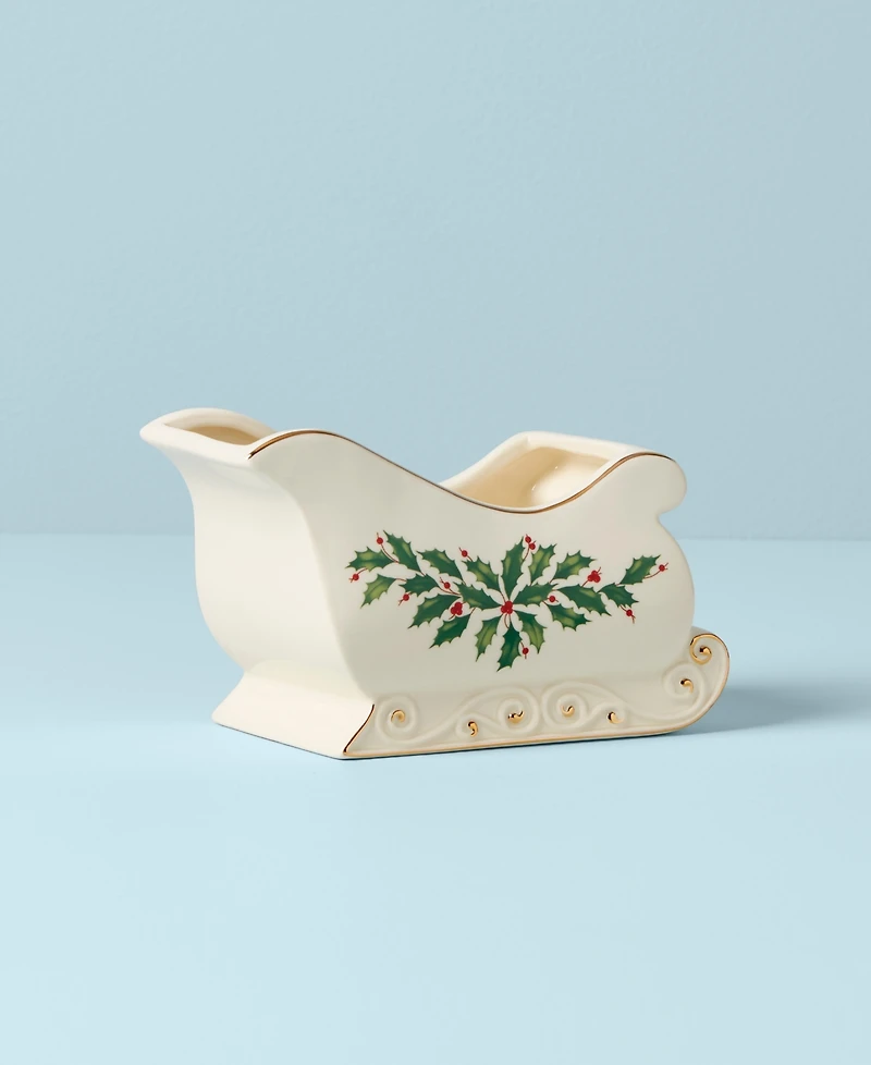 Lenox Holiday Sleigh Candy Dish