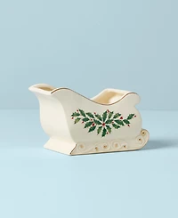 Lenox Holiday Sleigh Candy Dish
