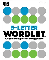 University Games 5-Letter Wordlet a Confounding Word Strategy Game Set, 297 Piece