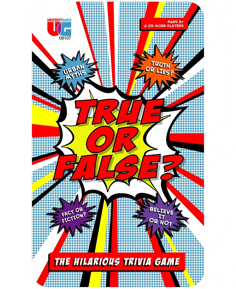 University Games True or False Tin Set, 109 Piece