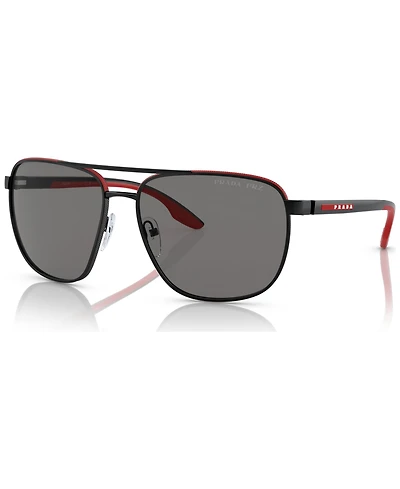 Prada Linea Rossa Men's Polarized Sunglasses, Ps 50YS62-p