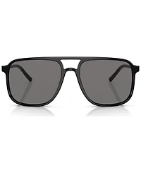 Dolce&Gabbana Men's Polarized Low Bridge Fit Sunglasses, DG4423F58-p