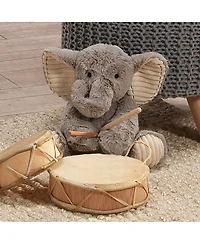 Lambs & Ivy Jungle Safari Gray Plush Elephant Stuffed Animal Toy Plushie - Jett
