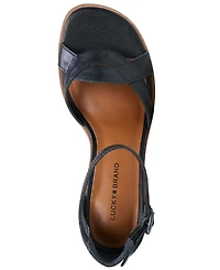 Lucky Brand Women's Sarwa Ankle Strap Dress Sandals