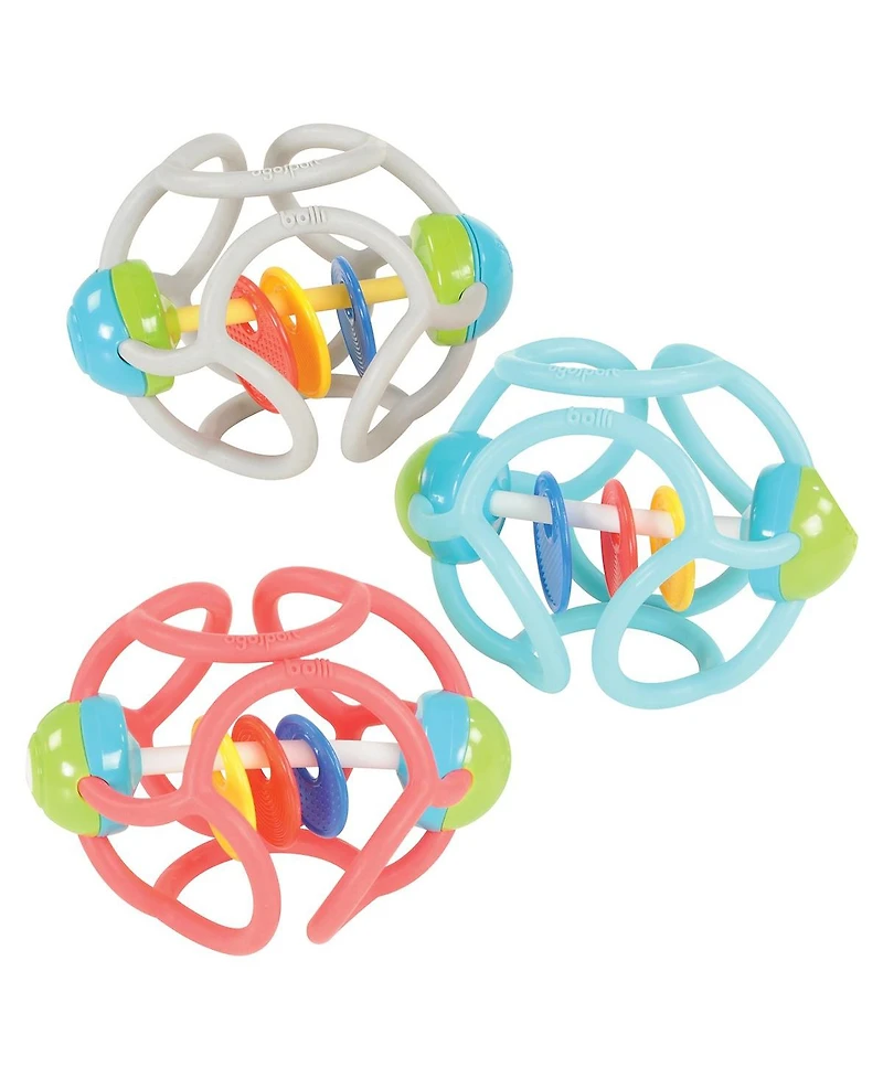 Kaplan Early Learning Ogobolli Bolli Rattle Ball Set - Set of 3
