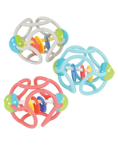 Kaplan Early Learning Ogobolli Bolli Rattle Ball Set - Set of 3