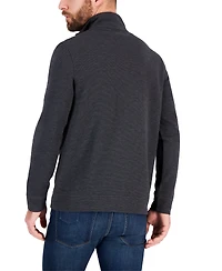 Club Room Men's Birdseye Quarter-Zip Pullover