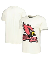 Men's New Era Cream Arizona Cardinals Sideline Chrome T-shirt