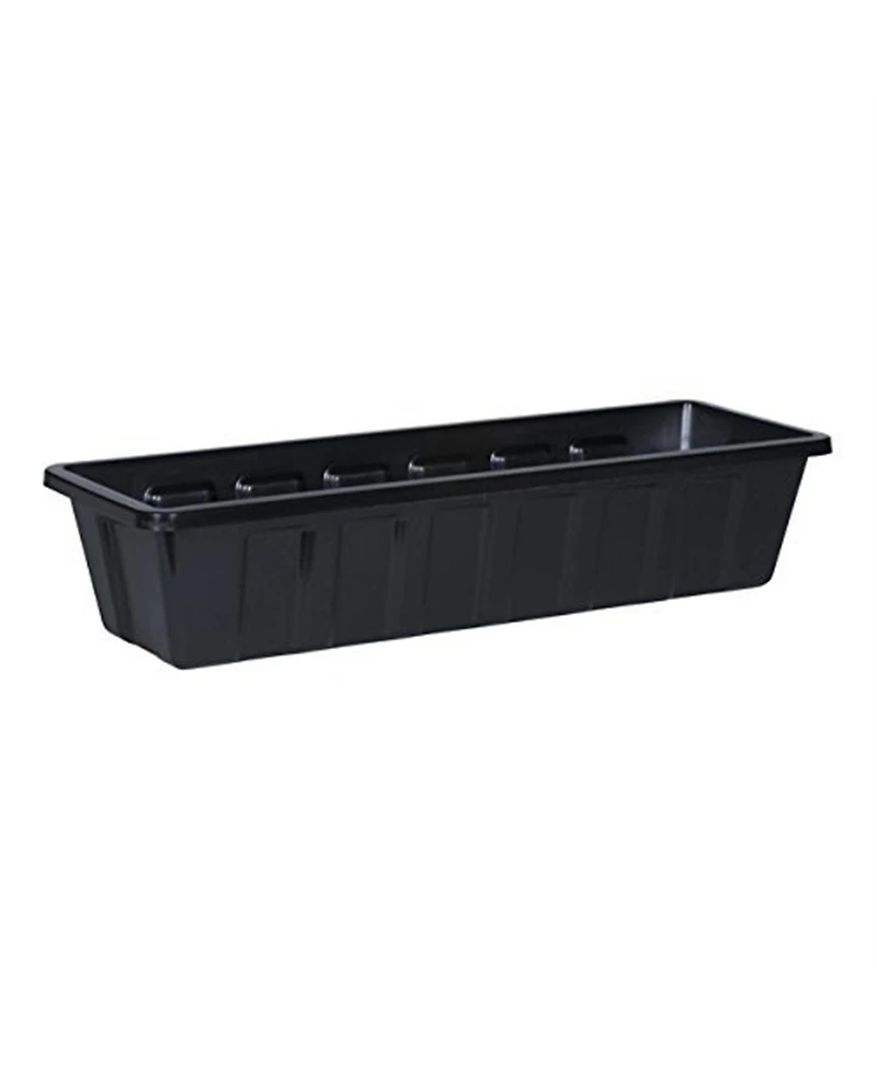 Novelty Polypro Plastic Flower Box Liner, 24 Inches Black