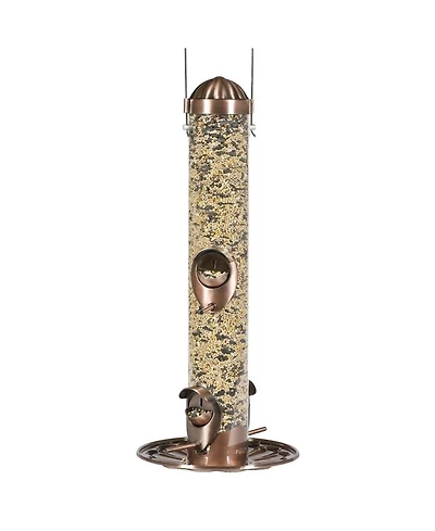 Perky-Pet 385-2 2-in-1 Wild Bird Seed Tubular Feeder 1 Pound Capacity