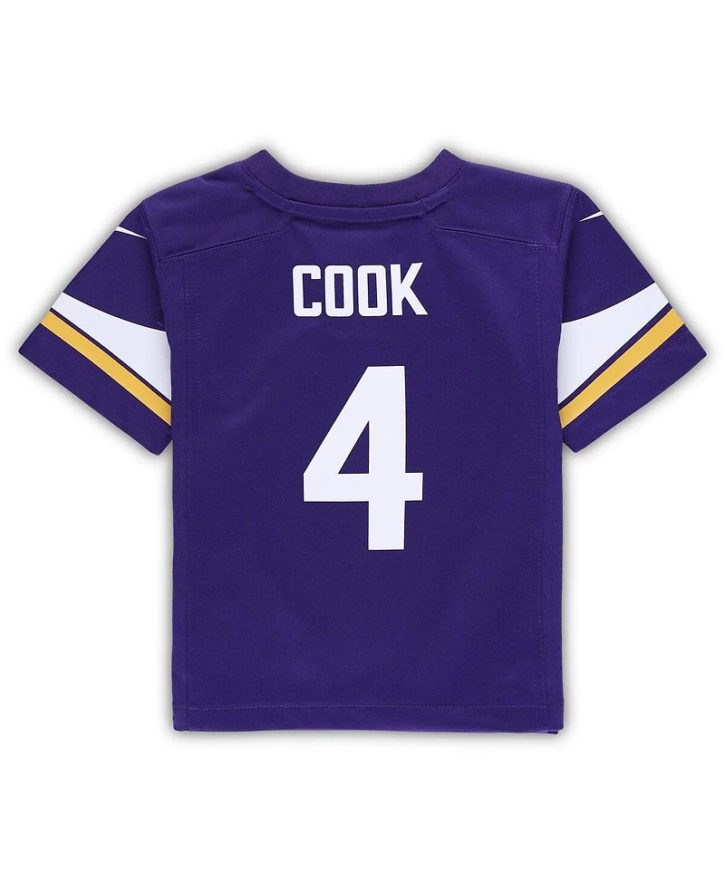 Toddler Boys and Girls Nike Dalvin Cook Purple Minnesota Vikings Game Jersey