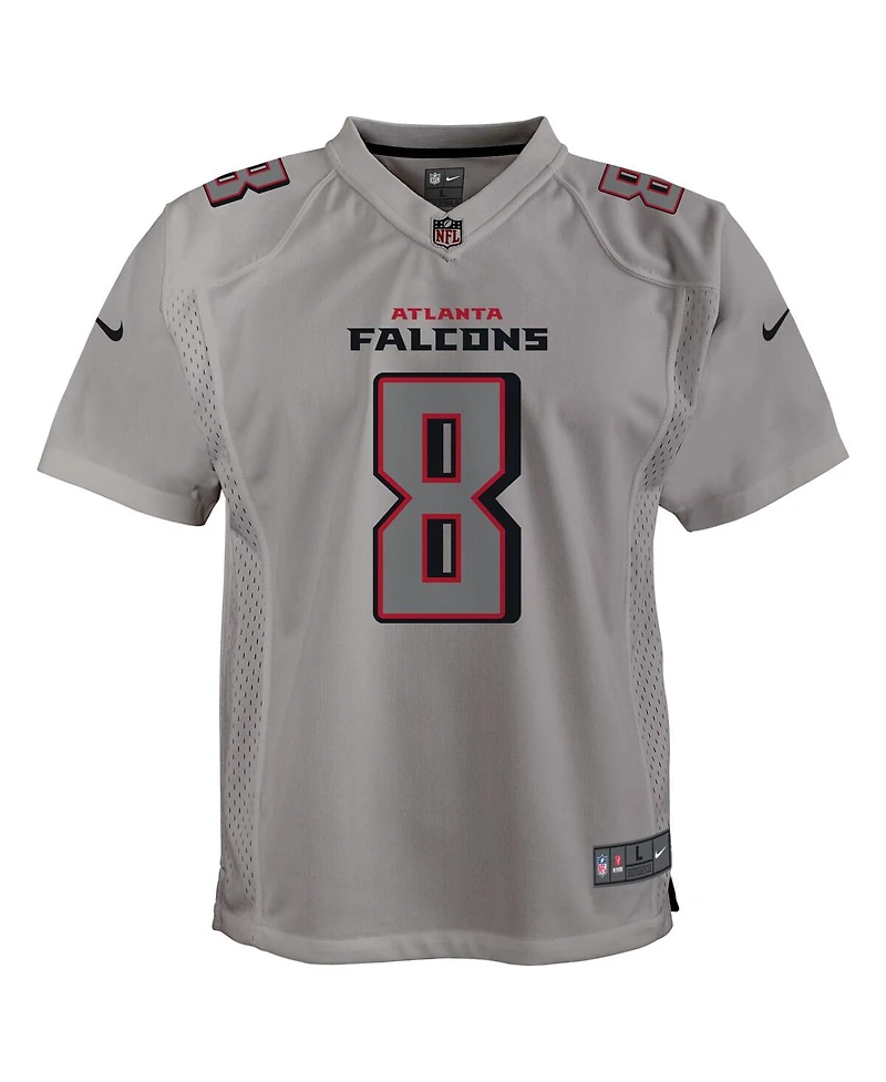 Big Boys Nike Kyle Pitts Gray Atlanta Falcons Atmosphere Game Jersey