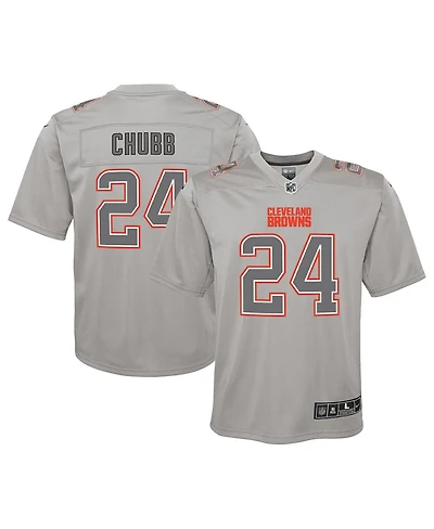 Big Boys Nike Nick Chubb Gray Cleveland Browns Atmosphere Game Jersey