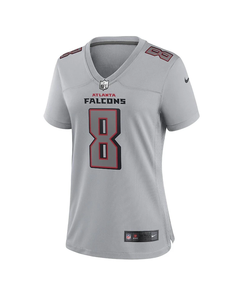 Women's Nike Kyle Pitts Gray Atlanta Falcons Atmosphere Fashion Game Jersey