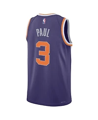 Big Boys Nike Chris Paul Purple Phoenix Suns 2021/22 Swingman Jersey - Icon Edition